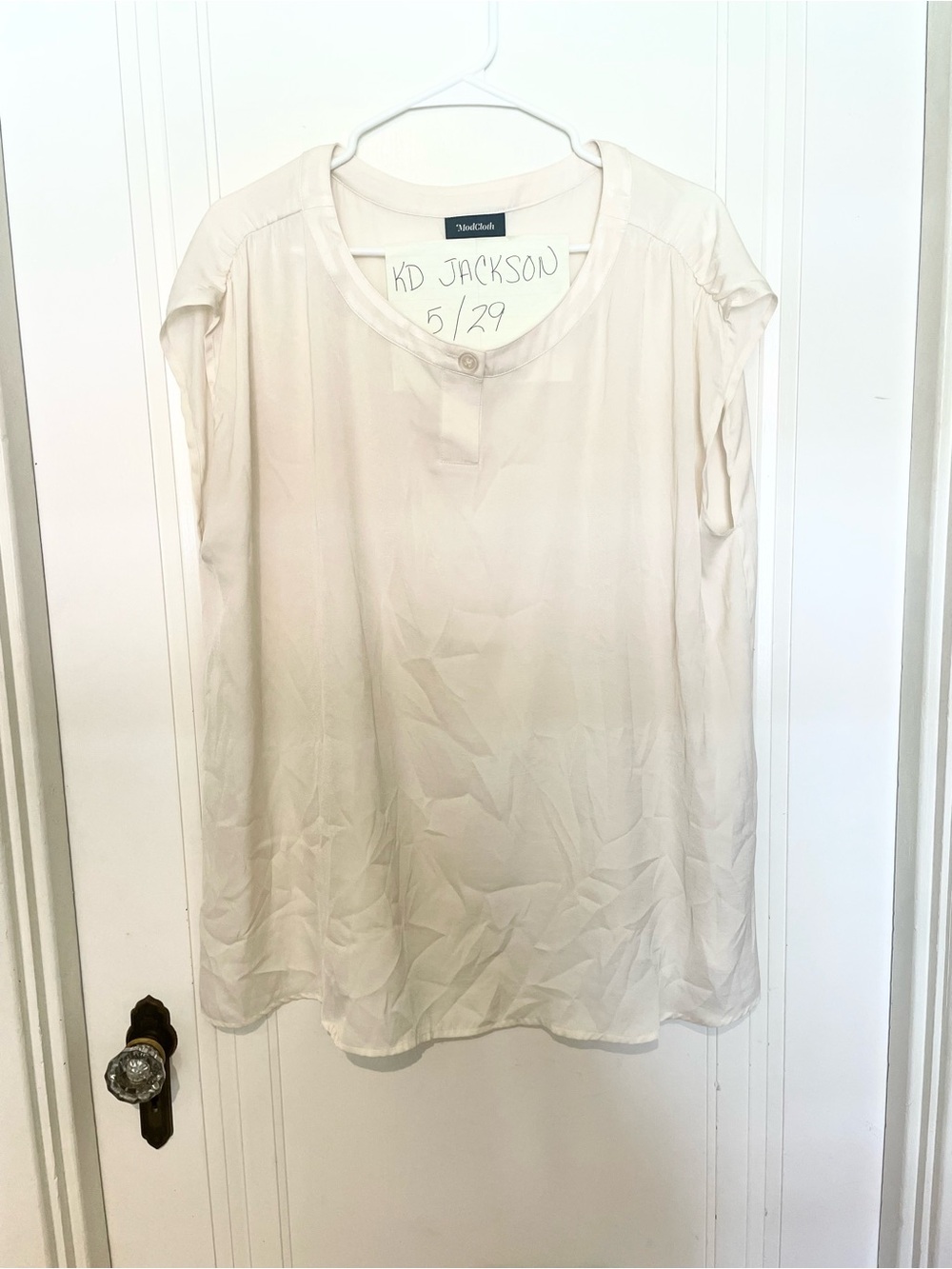 Modcloth Cream Women's Tunic Top